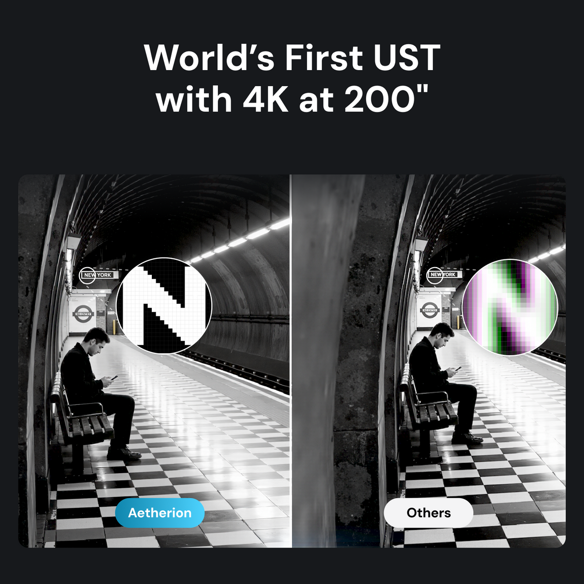 AWOL Vision Aetherion Pro RGB Laser UST Projector